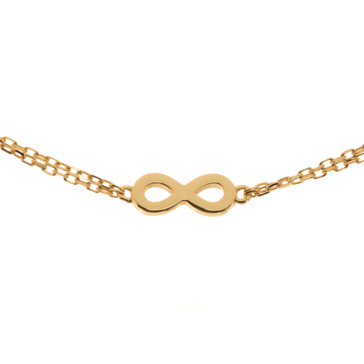 SYMBOL INFINITY ANKLE BRACELET GOLD