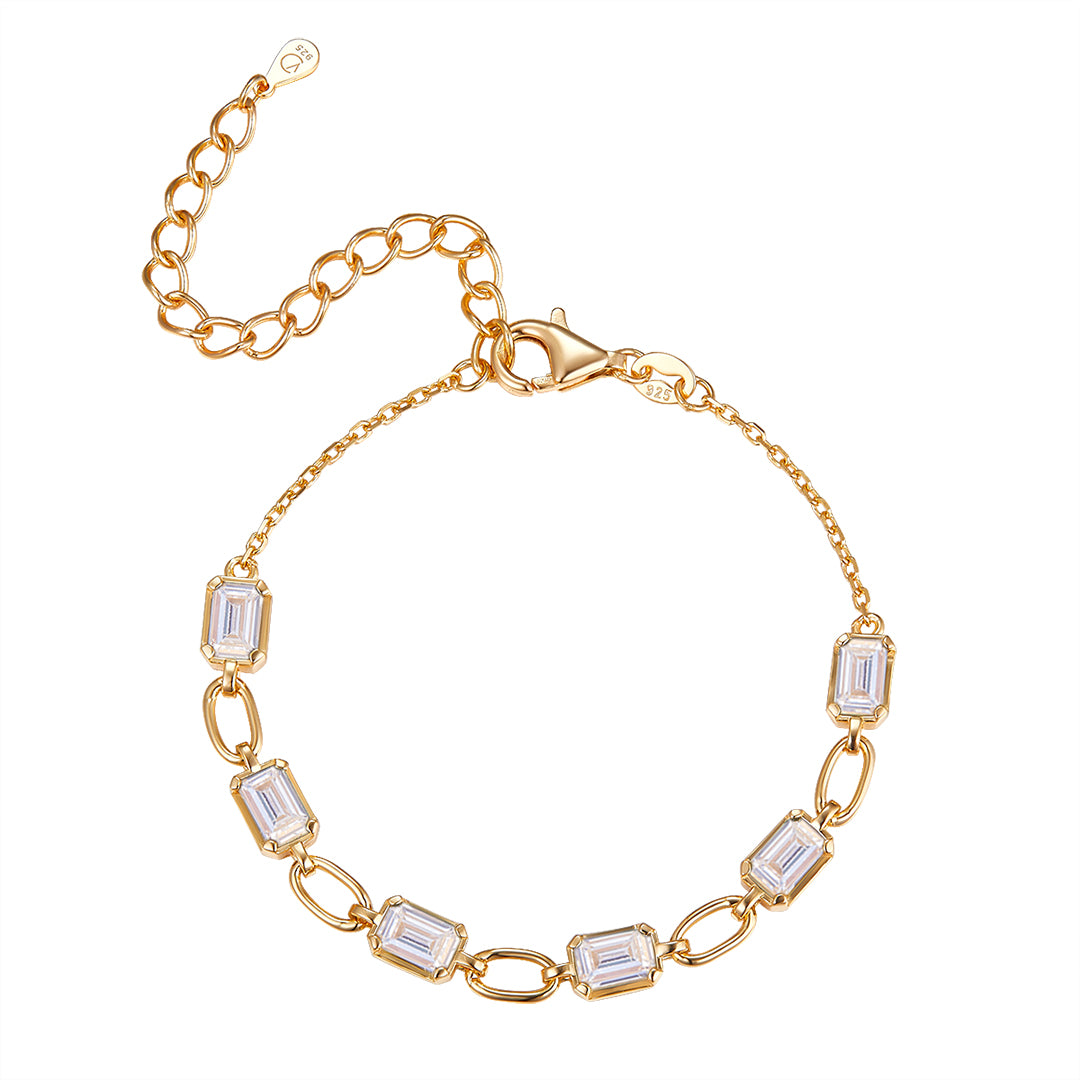 Crystal armband - gull - steinar - íslensk skartgripahönnun 