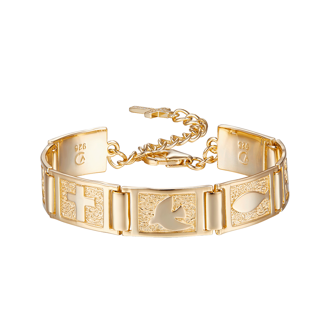 Infinity barna armband - gull - íslensk skartgripahönnun 