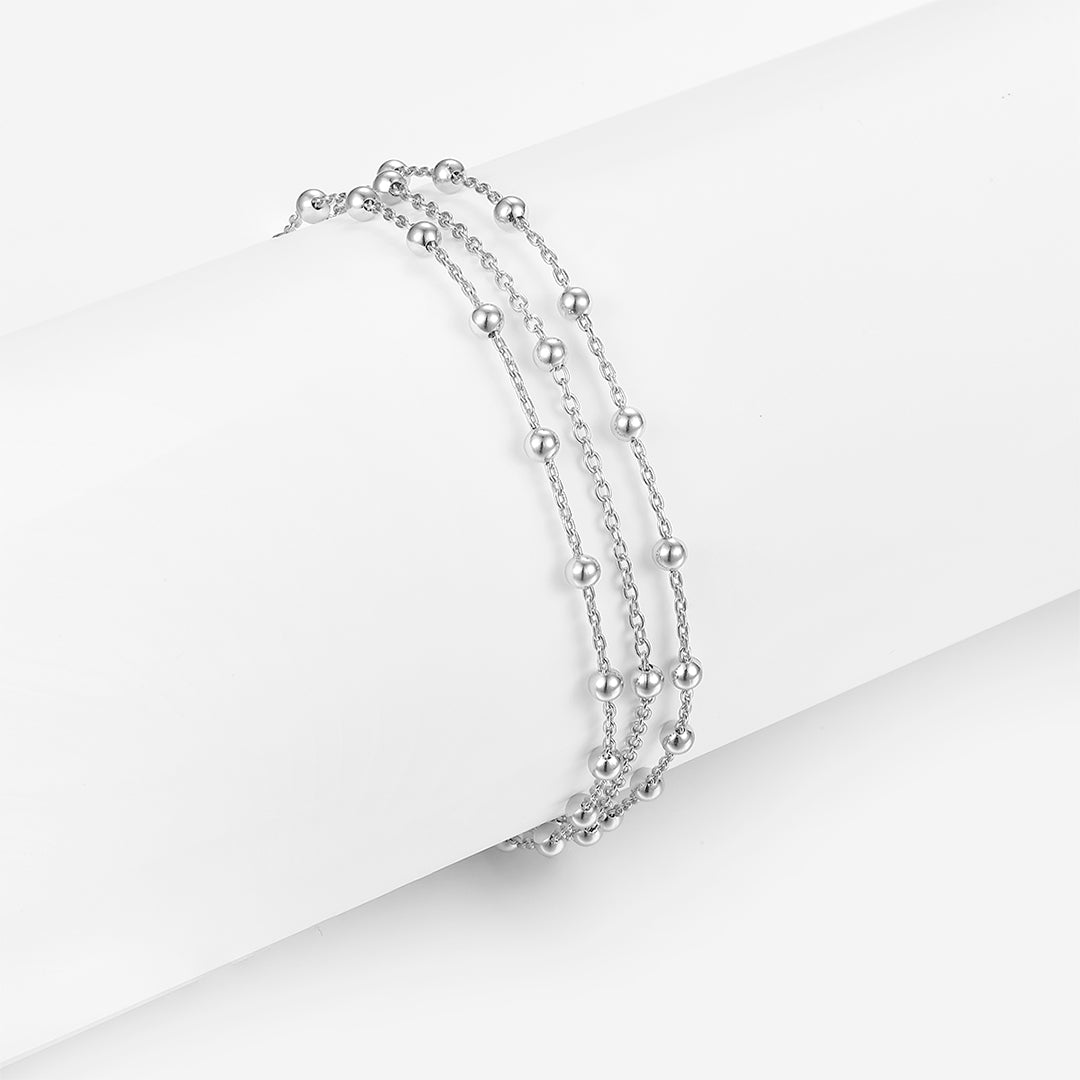 Chains armband - silfur - íslensk skartgripahönnun