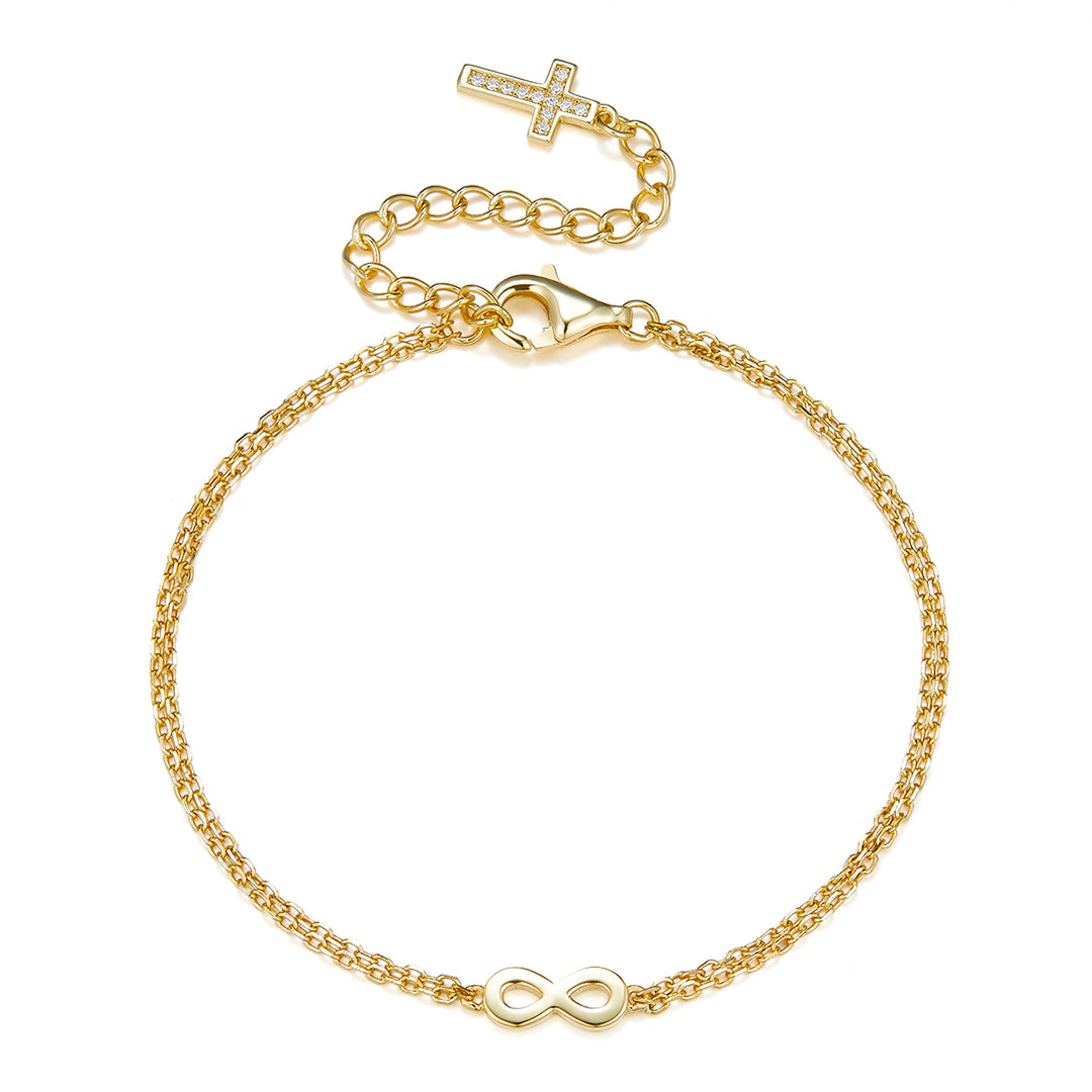 SYMBOL INFINITY BRACELET GOLD