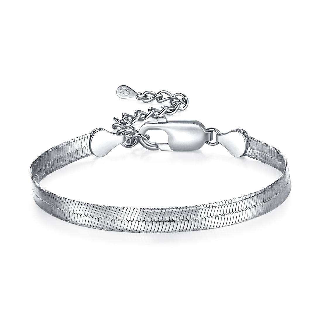 Armband Snake - Silfur- íslensk skartgripahönnun 