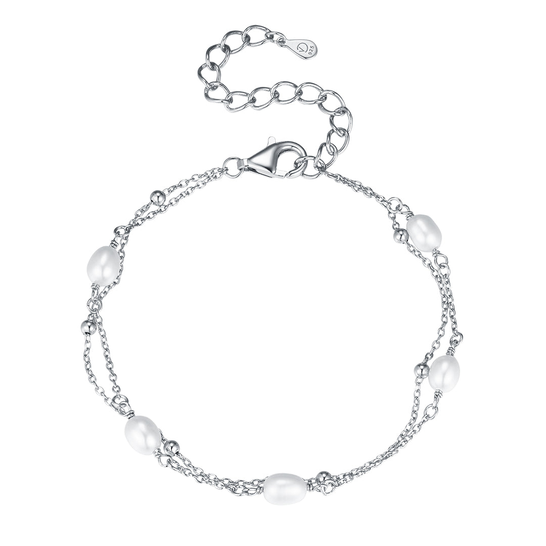 PEARL BRACELET SILVER