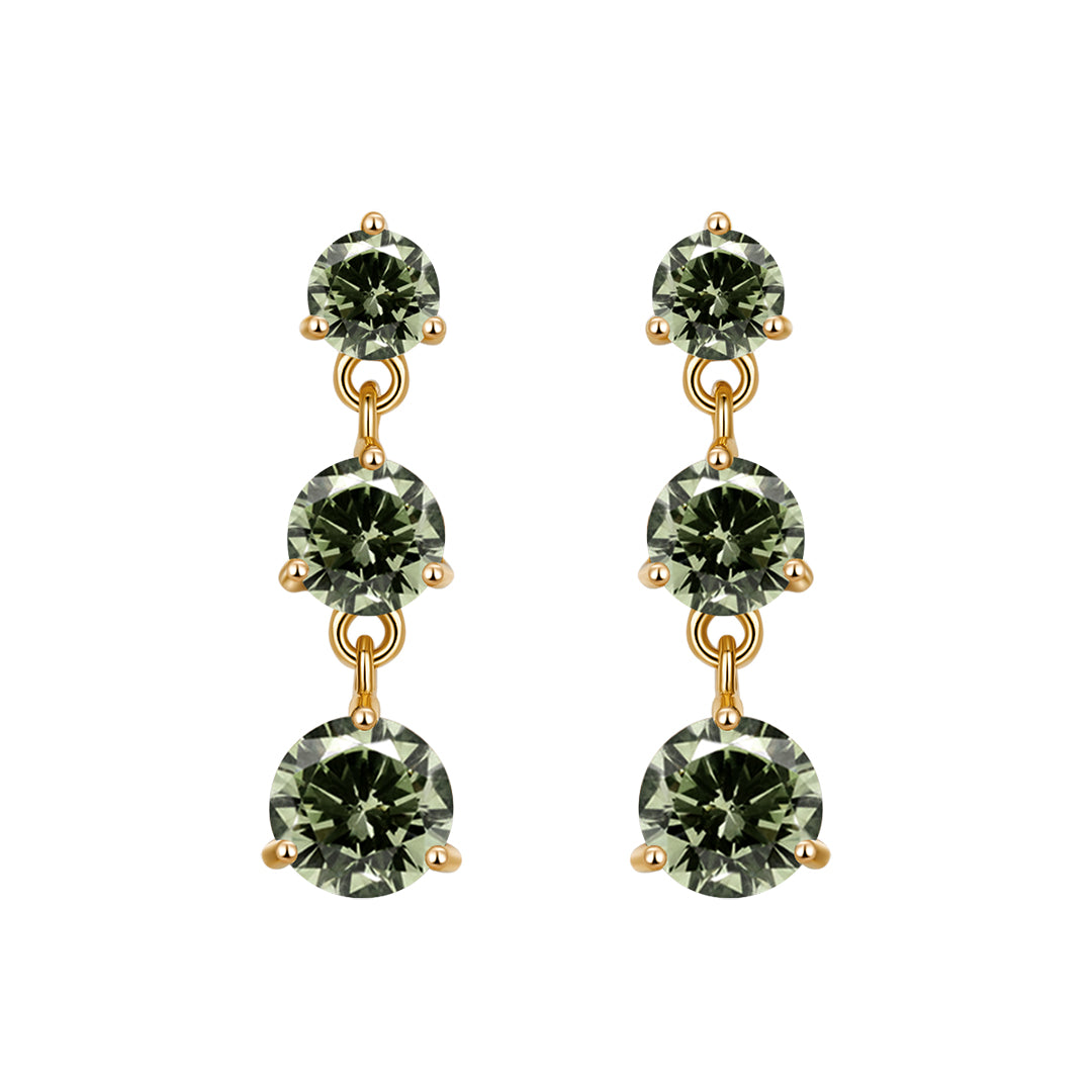 EYRNALOKKAR PRINCESS STUD 18K GYLLING