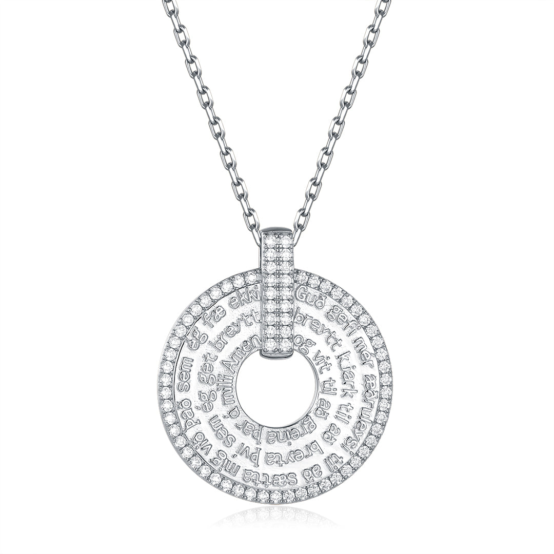 HÁLSMEN SERENITY DIVINE SILVER-WHITE