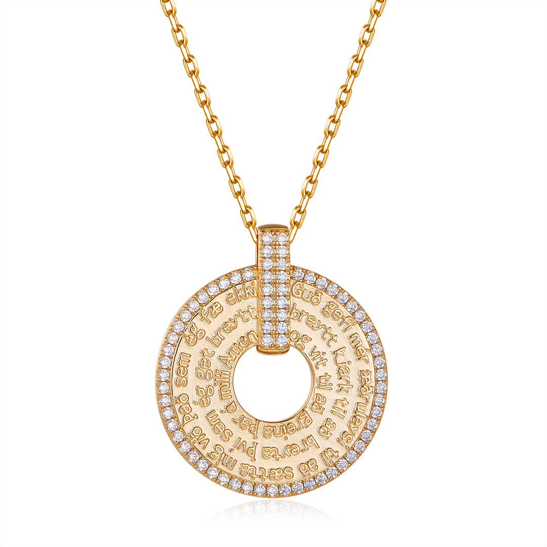 HÁLSMEN SERENITY DIVINE GOLD-WHITE