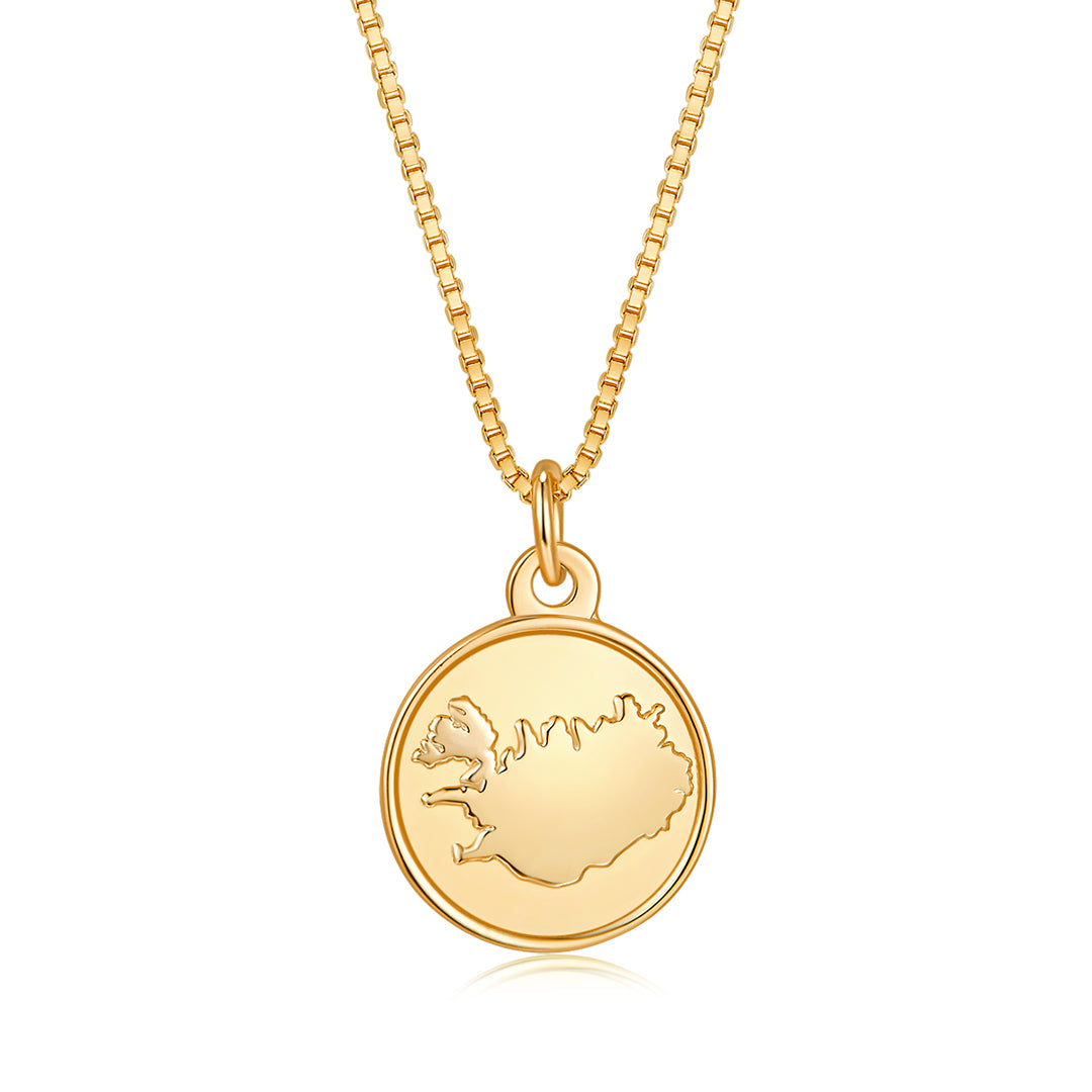 ICELAND PENDANT GOLD