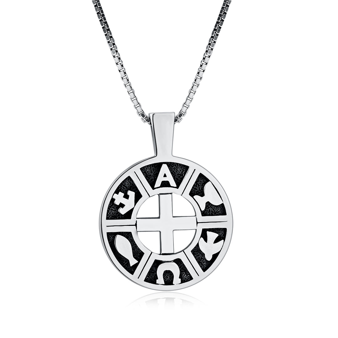INFINITY SERENITY MIDI PENDANT OXIDICED