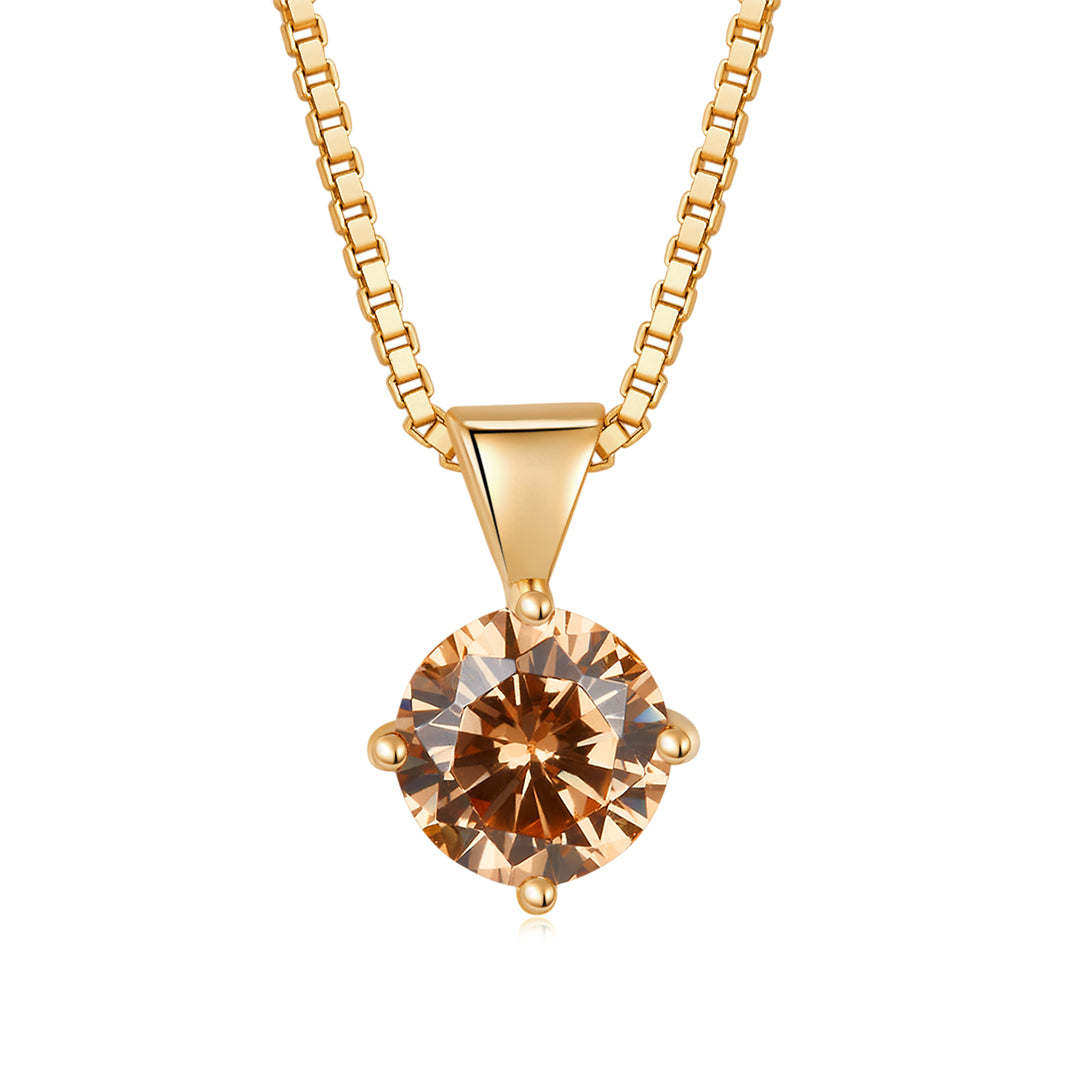 STUD PENDANT GOLD-CHAMPAGNE