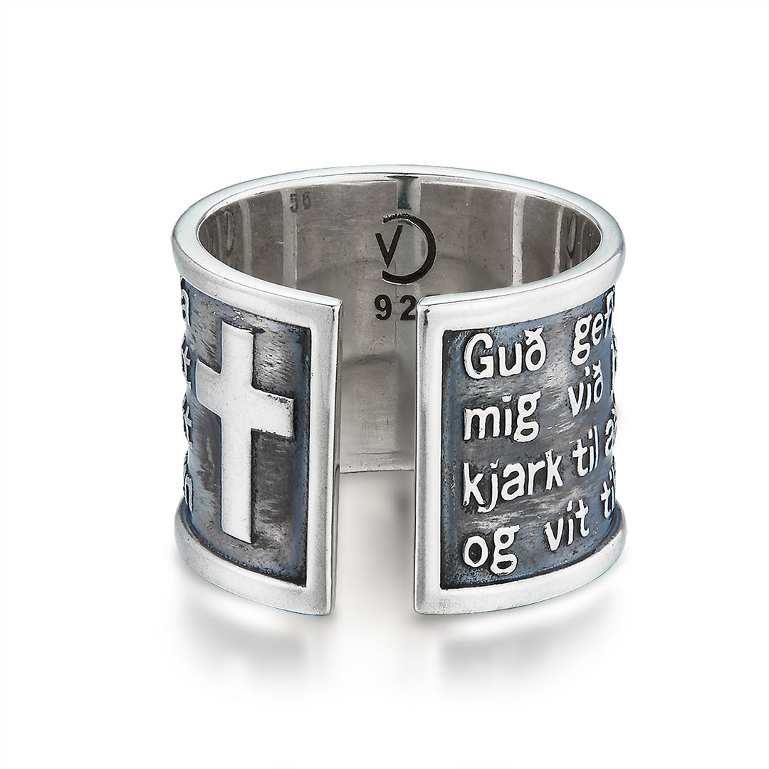 SERENITY RING OXIDICED