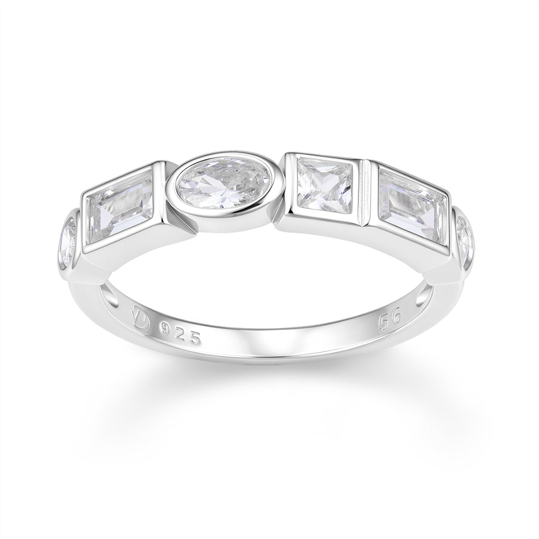 HAMMER X RING SILVER
