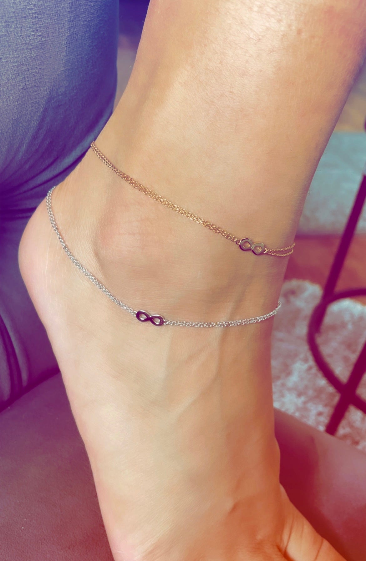SYMBOL INFINITY ANKLE BRACELET