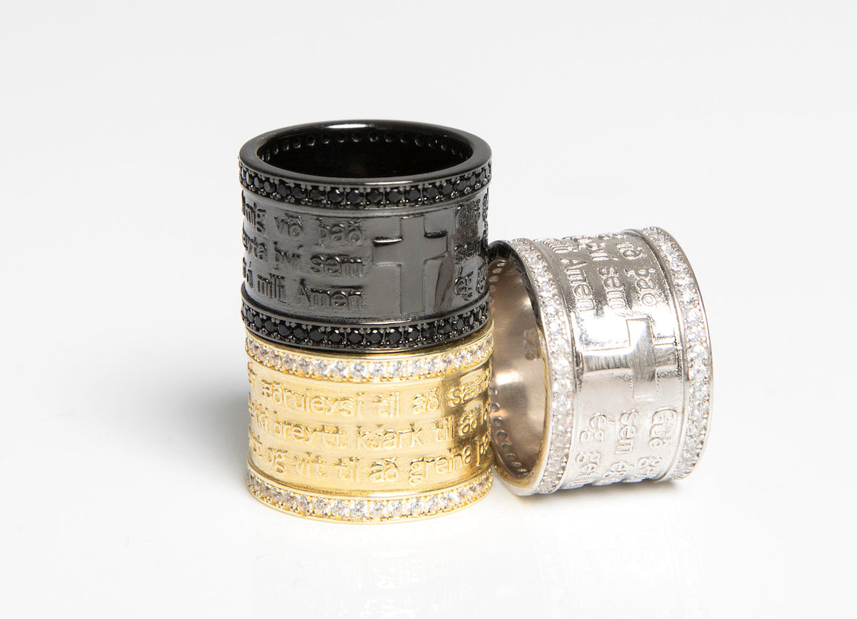 SERENITY DIVINE RING GOLD-WHITE