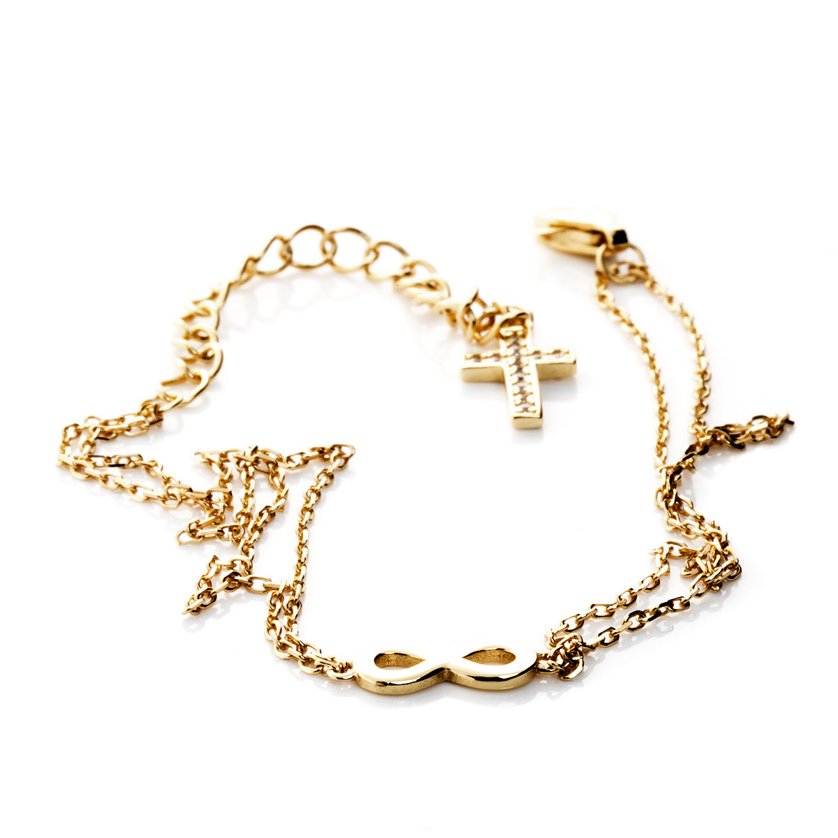 SYMBOL INFINITY BRACELET GOLD