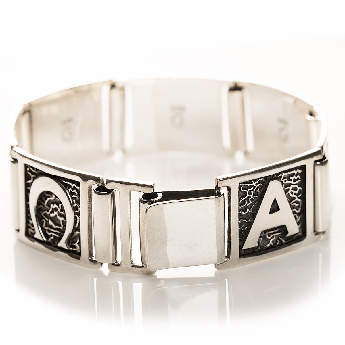 INFINITY BRACELET OXIDICED