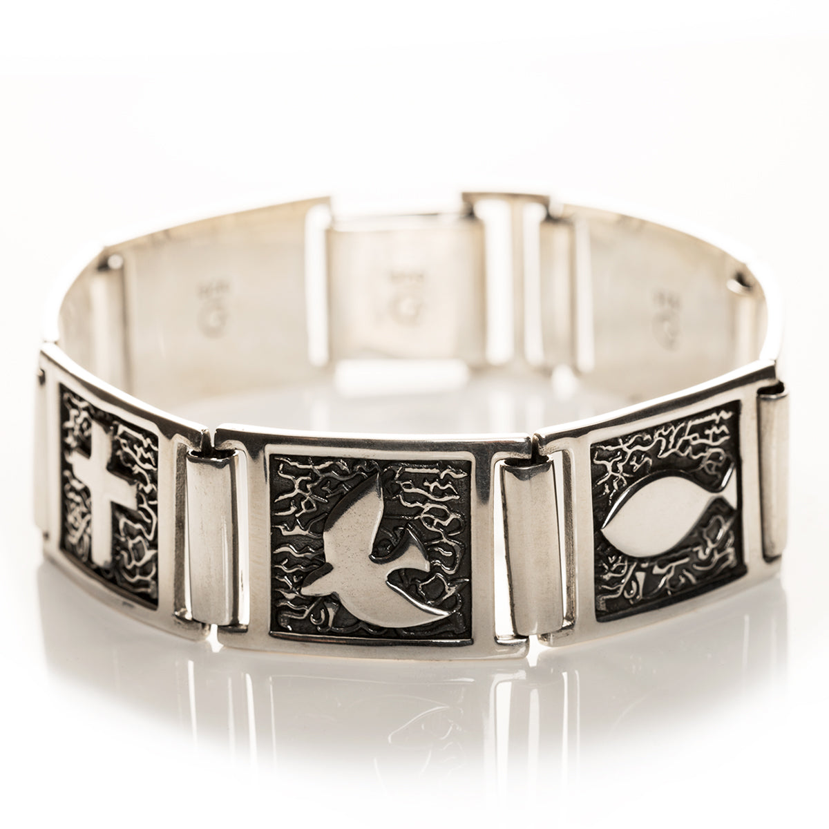 INFINITY BRACELET OXIDICED