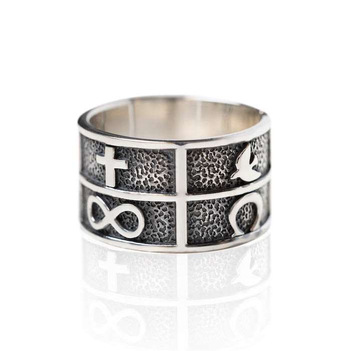 INFINITY RING OXIDICED
