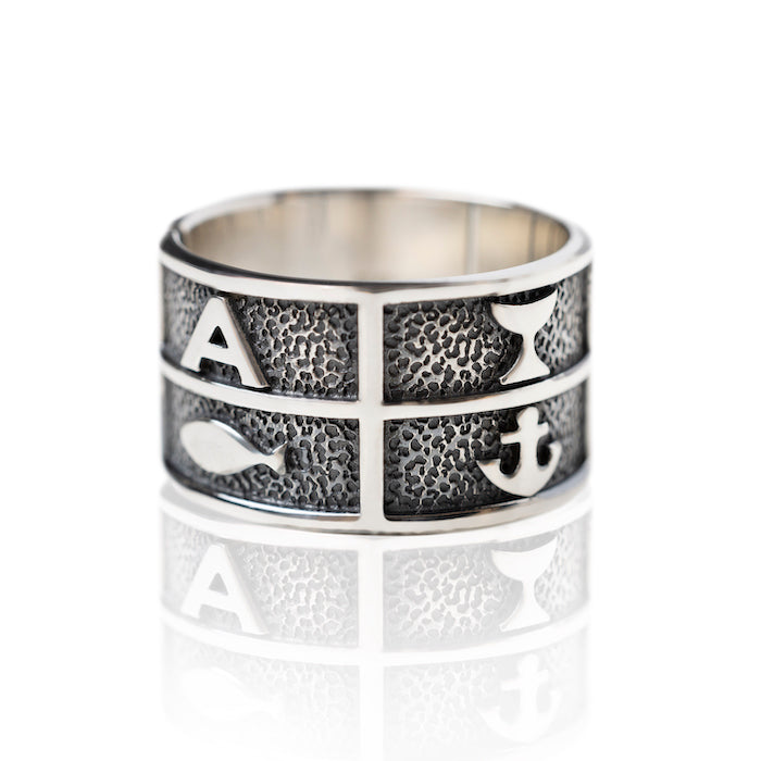 INFINITY RING OXIDICED