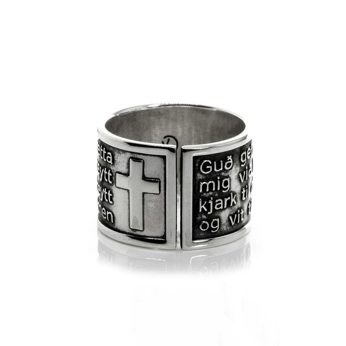 SERENITY RING OXIDICED